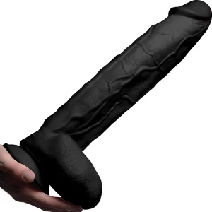Dark Fantasy Realistic Black Dildo